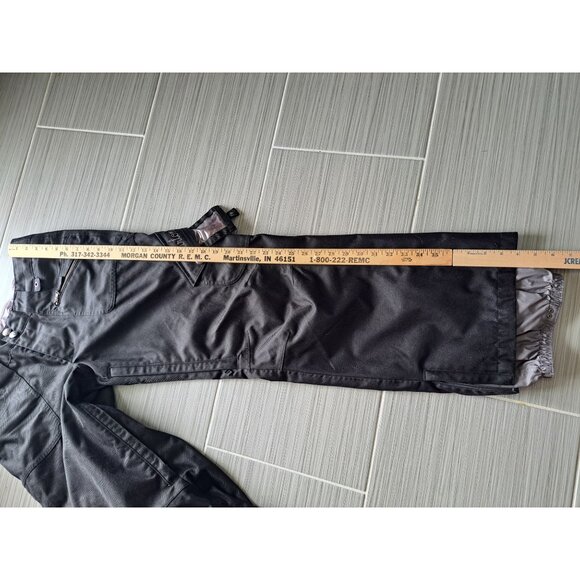 Burton Women's Medium Black Cargo Ski Snowboard Pants Waterproof Adjustable - Picture 10 of 11
